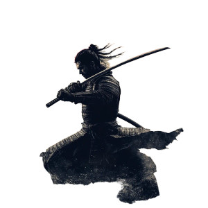 Samurai Katana Movements Vinyl Car Decal Sticker – Waterproof & UV-Resistant 8"