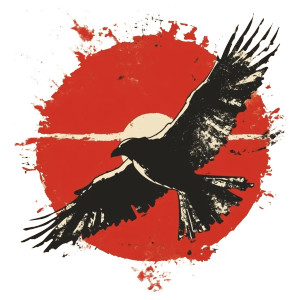 Judo Hirondelle Logo Vinyl Car Decal Sticker – Waterproof & UV-Resistant 8"