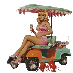 Glamorous Pregnant Golfer Vinyl Car Decal Sticker – Waterproof & UV-Resistant 8"