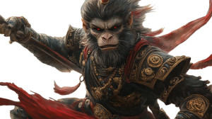 Black Wukong V7 Vinyl Car Decal Sticker – Waterproof & UV-Resistant 8"