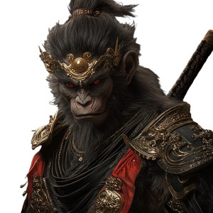 Black Myth Wukong V62 Vinyl Car Decal Sticker – Waterproof & UV-Resistant 8"