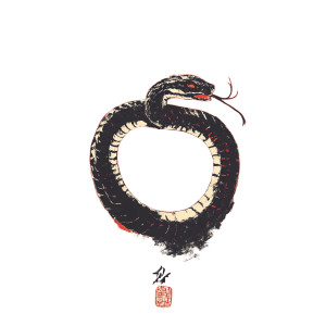 Snake New Year Vinyl Car Decal Sticker – Waterproof & UV-Resistant 8" Snake New Year Vinyl Car Decal Sticker – Waterproof & UV-Resistant 8"