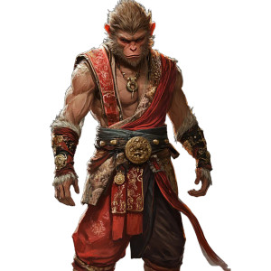 Sun Wukong Design V5 Vinyl Car Decal Sticker – Waterproof & UV-Resistant 8"