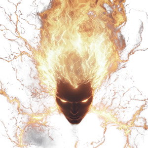 Divine Manga Lightning Vinyl Car Decal Sticker – Waterproof & UV-Resistant 8"