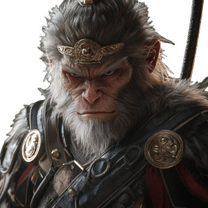 Black Myth Wukong V60 Vinyl Car Decal Sticker – Waterproof & UV-Resistant 8"