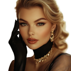 Glamorous Blonde Portrait Vinyl Car Decal Sticker – Waterproof & UV-Resistant 8" Glamorous Blonde Portrait Vinyl Car Decal Sticker – Waterproof & UV-Resistant 8"