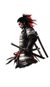 Samurai Sakura Vinyl Car Decal Sticker – Waterproof & UV-Resistant 8"