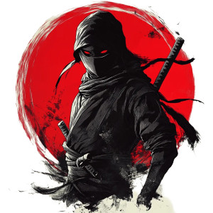 Japanese Ninja Vinyl Car Decal Sticker – Waterproof & UV-Resistant 8" Japanese Ninja Vinyl Car Decal Sticker – Waterproof & UV-Resistant 8"