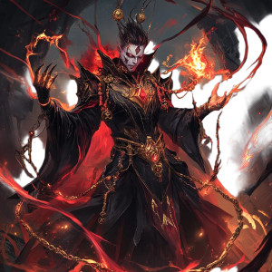 Dark Fantasy Sorcerer Vinyl Car Decal Sticker – Waterproof & UV-Resistant 8"