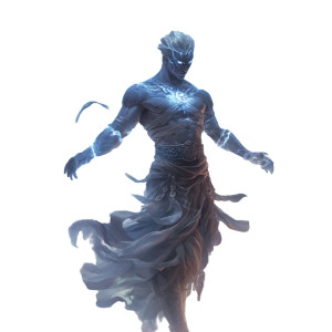 Air Elemental Mage Vinyl Car Decal Sticker – Waterproof & UV-Resistant 8"