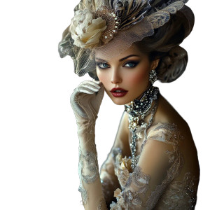 Rich Woman Helping Vinyl Car Decal Sticker – Waterproof & UV-Resistant 8"