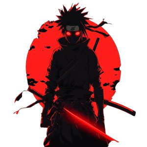 Neon Ninja Vinyl Car Decal Sticker – Waterproof & UV-Resistant 8"