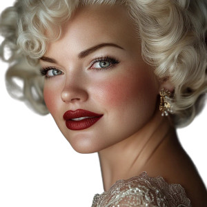 Marilyn Monroe Portrait V43 Vinyl Car Decal Sticker – Waterproof & UV-Resistant 8"