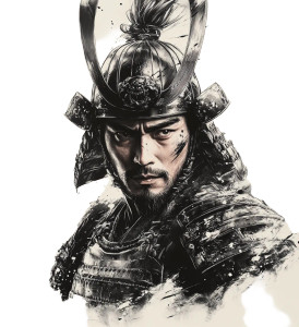 Samurai Tattoo Design V26 Vinyl Car Decal Sticker – Waterproof & UV-Resistant 8"