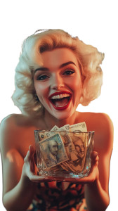 Happy Marilyn Monroe V2 Vinyl Car Decal Sticker – Waterproof & UV-Resistant 8"