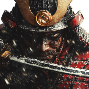 Samurai Mask V6 Vinyl Car Decal Sticker – Waterproof & UV-Resistant 8"