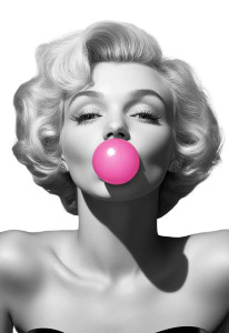 Marilyn Monroe Bubble Gum V2 Vinyl Car Decal Sticker – Waterproof & UV-Resistant 8" Marilyn Monroe Bubble Gum V2 Vinyl Car Decal Sticker – Waterproof & UV-Resistant 8"