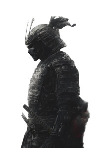 Fearful Samurai Vinyl Car Decal Sticker – Waterproof & UV-Resistant 8"