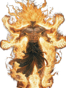 Fire God Illustration Vinyl Car Decal Sticker – Waterproof & UV-Resistant 8" Fire God Illustration Vinyl Car Decal Sticker – Waterproof & UV-Resistant 8"