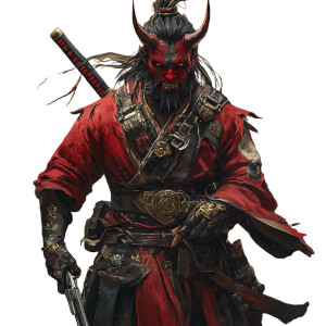 Demon Pirate Hybrid Vinyl Car Decal Sticker – Waterproof & UV-Resistant 8"