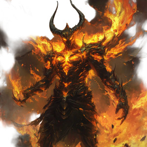 Fire Demon Vinyl Car Decal Sticker – Waterproof & UV-Resistant 8" Fire Demon Vinyl Car Decal Sticker – Waterproof & UV-Resistant 8"