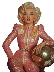 Marilyn Monroe Space Vinyl Car Decal Sticker – Waterproof & UV-Resistant 8" Marilyn Monroe Space Vinyl Car Decal Sticker – Waterproof & UV-Resistant 8"