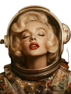 Marilyn Monroe Astronaut Vinyl Car Decal Sticker – Waterproof & UV-Resistant 8" Marilyn Monroe Astronaut Vinyl Car Decal Sticker – Waterproof & UV-Resistant 8"