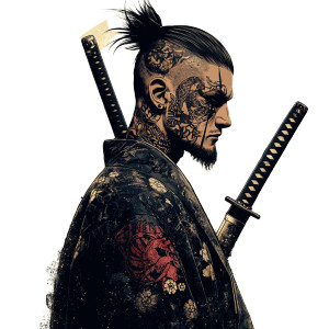 Cyberpunk Samurai Vinyl Car Decal Sticker – Waterproof & UV-Resistant 8" Cyberpunk Samurai Vinyl Car Decal Sticker – Waterproof & UV-Resistant 8"
