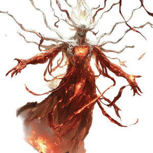 Chaos Demon God Vinyl Car Decal Sticker – Waterproof & UV-Resistant 8"