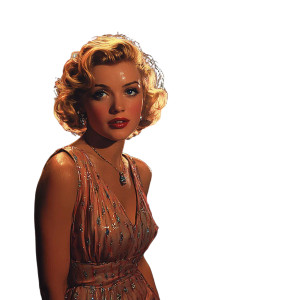 Marilyn Monroe Neon V3 Vinyl Car Decal Sticker – Waterproof & UV-Resistant 8"