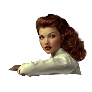 Elegant Vintage Woman V8 Vinyl Car Decal Sticker – Waterproof & UV-Resistant 8" Elegant Vintage Woman V8 Vinyl Car Decal Sticker – Waterproof & UV-Resistant 8"