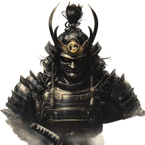 Old Samurai Warrior Vinyl Car Decal Sticker – Waterproof & UV-Resistant 8"