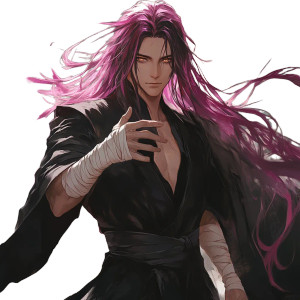 Anime Male Character V7 Vinyl Car Decal Sticker – Waterproof & UV-Resistant 8"