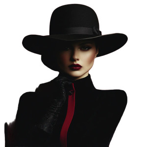 Vogue Style Woman Vinyl Car Decal Sticker – Waterproof & UV-Resistant 8"