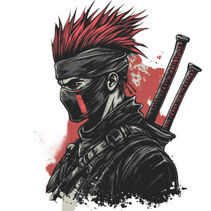 Ninja Cowboy Vinyl Car Decal Sticker – Waterproof & UV-Resistant 8" Ninja Cowboy Vinyl Car Decal Sticker – Waterproof & UV-Resistant 8"
