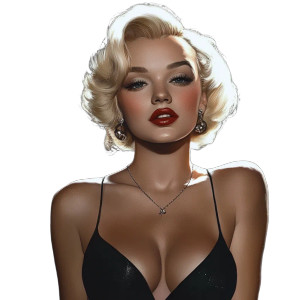 Marilyn Monroe Gta Vinyl Car Decal Sticker – Waterproof & UV-Resistant 8"