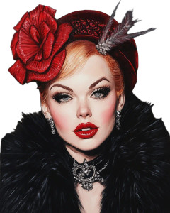 Colorful Kitsch Painting Vinyl Car Decal Sticker – Waterproof & UV-Resistant 8"