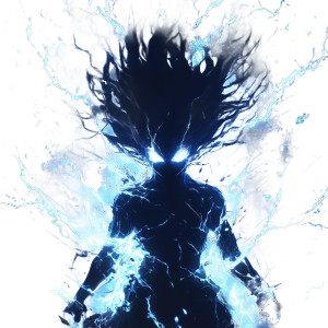 Dark Anime Silhouette V2 Vinyl Car Decal Sticker – Waterproof & UV-Resistant 8"