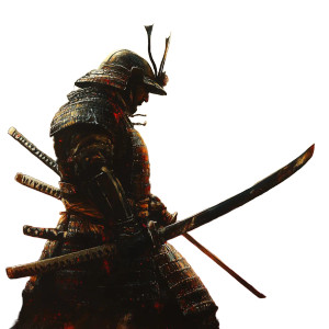 Battle Samurai Vinyl Car Decal Sticker – Waterproof & UV-Resistant 8" Battle Samurai Vinyl Car Decal Sticker – Waterproof & UV-Resistant 8"