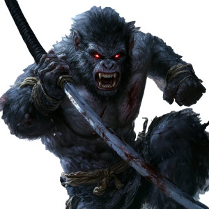 Brutal Monkey-Man Vinyl Car Decal Sticker – Waterproof & UV-Resistant 8" Brutal Monkey-Man Vinyl Car Decal Sticker – Waterproof & UV-Resistant 8"