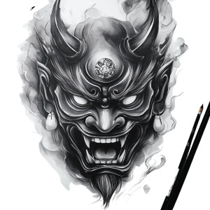 Oni Mask V9 Vinyl Car Decal Sticker – Waterproof & UV-Resistant 8" Oni Mask V9 Vinyl Car Decal Sticker – Waterproof & UV-Resistant 8"