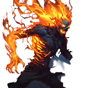 Vengeful Pit Fiend Vinyl Car Decal Sticker – Waterproof & UV-Resistant 8"