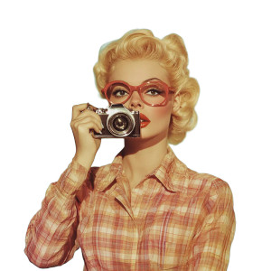 1950S Reporter Paparazzi Vinyl Car Decal Sticker – Waterproof & UV-Resistant 8" 1950S Reporter Paparazzi Vinyl Car Decal Sticker – Waterproof & UV-Resistant 8"