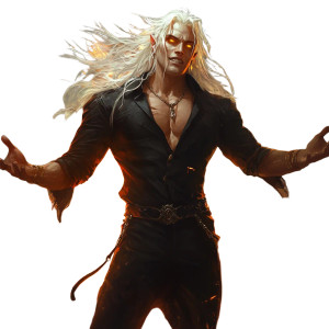 Triumphant Dark Elf Vinyl Car Decal Sticker – Waterproof & UV-Resistant 8"