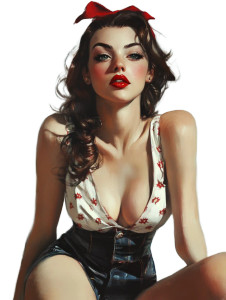 Rockabilly Woman V2 Vinyl Car Decal Sticker – Waterproof & UV-Resistant 8" Rockabilly Woman V2 Vinyl Car Decal Sticker – Waterproof & UV-Resistant 8"