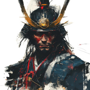 Samurai Gear Face Vinyl Car Decal Sticker – Waterproof & UV-Resistant 8"