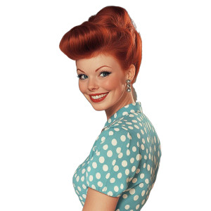 1950S Housewife V3 Vinyl Car Decal Sticker – Waterproof & UV-Resistant 8" 1950S Housewife V3 Vinyl Car Decal Sticker – Waterproof & UV-Resistant 8"