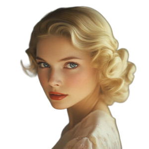 1930S Blonde Hairstyle Vinyl Car Decal Sticker – Waterproof & UV-Resistant 8" 1930S Blonde Hairstyle Vinyl Car Decal Sticker – Waterproof & UV-Resistant 8"