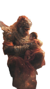 Monkey King Guardian Vinyl Car Decal Sticker – Waterproof & UV-Resistant 8"