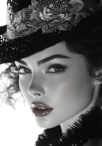 Luxury Tiger Woman Vinyl Car Decal Sticker – Waterproof & UV-Resistant 8"